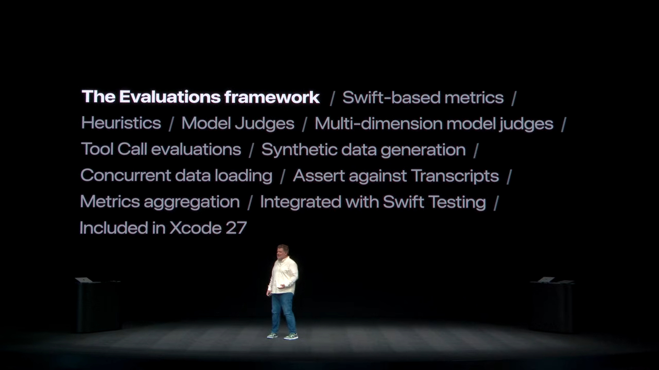 WWDC26 Evaluations framework overview