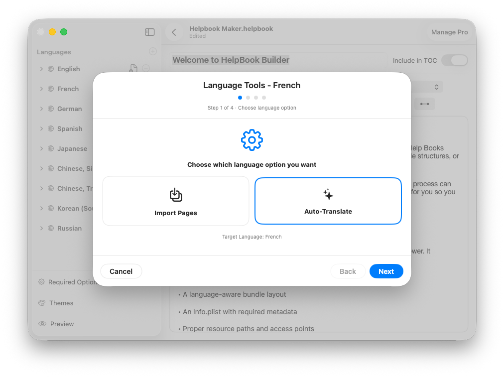 Helpbook Builder Translate