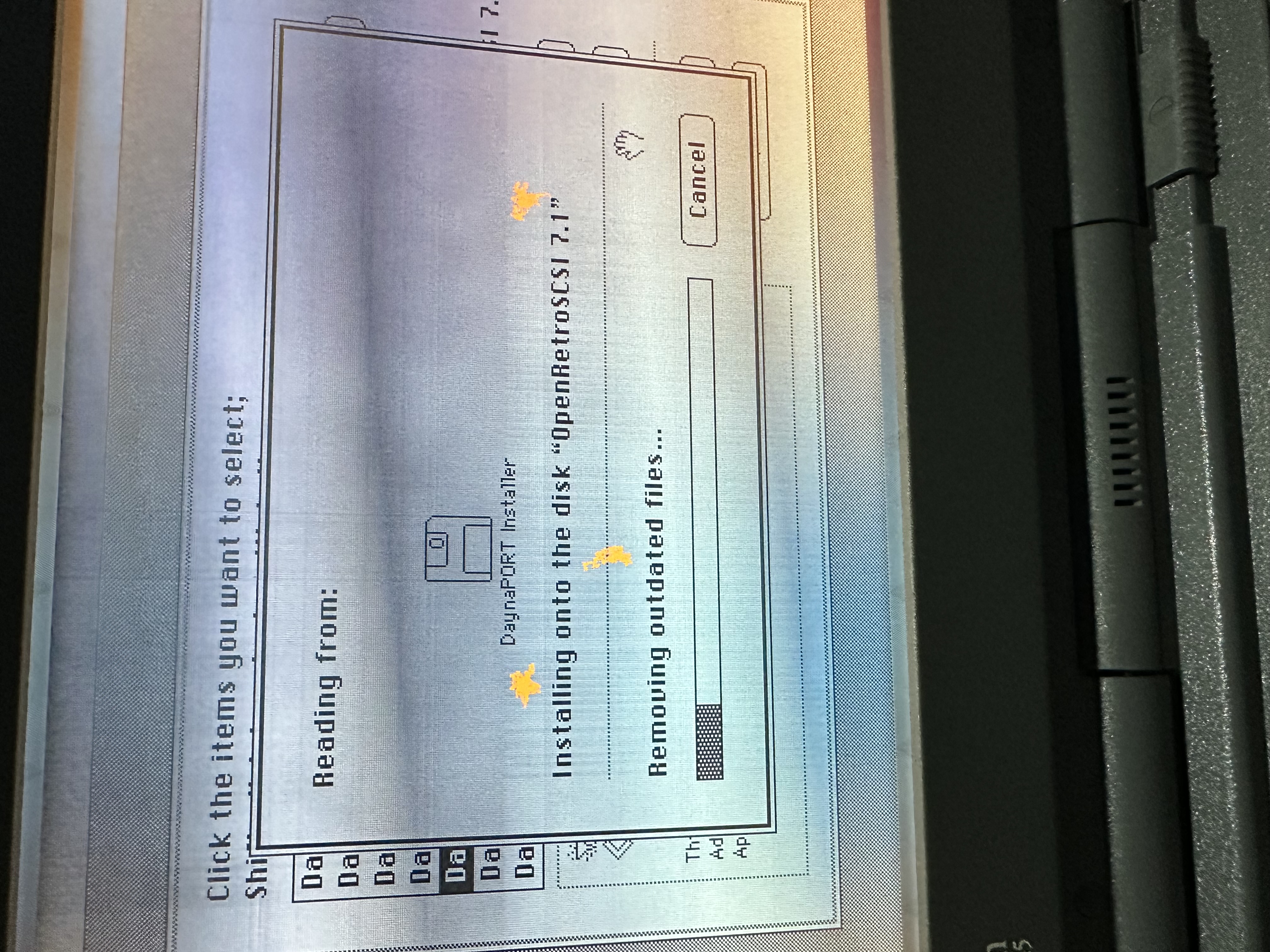 DaynaPORT installer removing outdated files from the OpenRetroSCSI 7.1 system disk