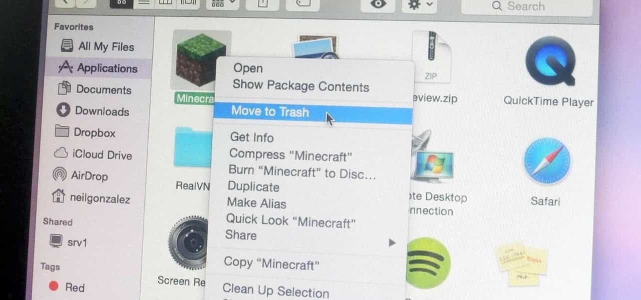 Uninstalling Apps on your Mac